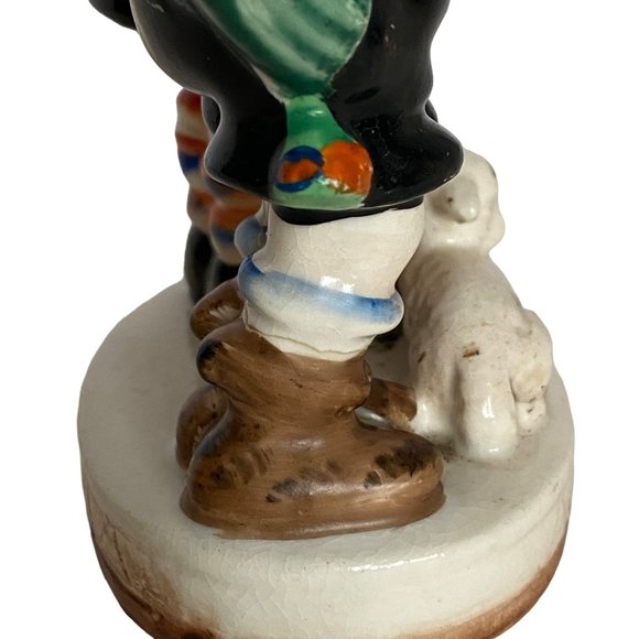 MCM Boy Girl Lamb Figurine Hand Painted Occupied Japan Vintage Repaired READ - Picture 9 of 12